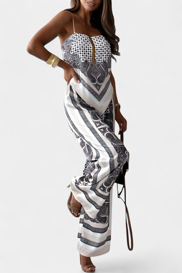 Leonie Completo Paisley con Spalline