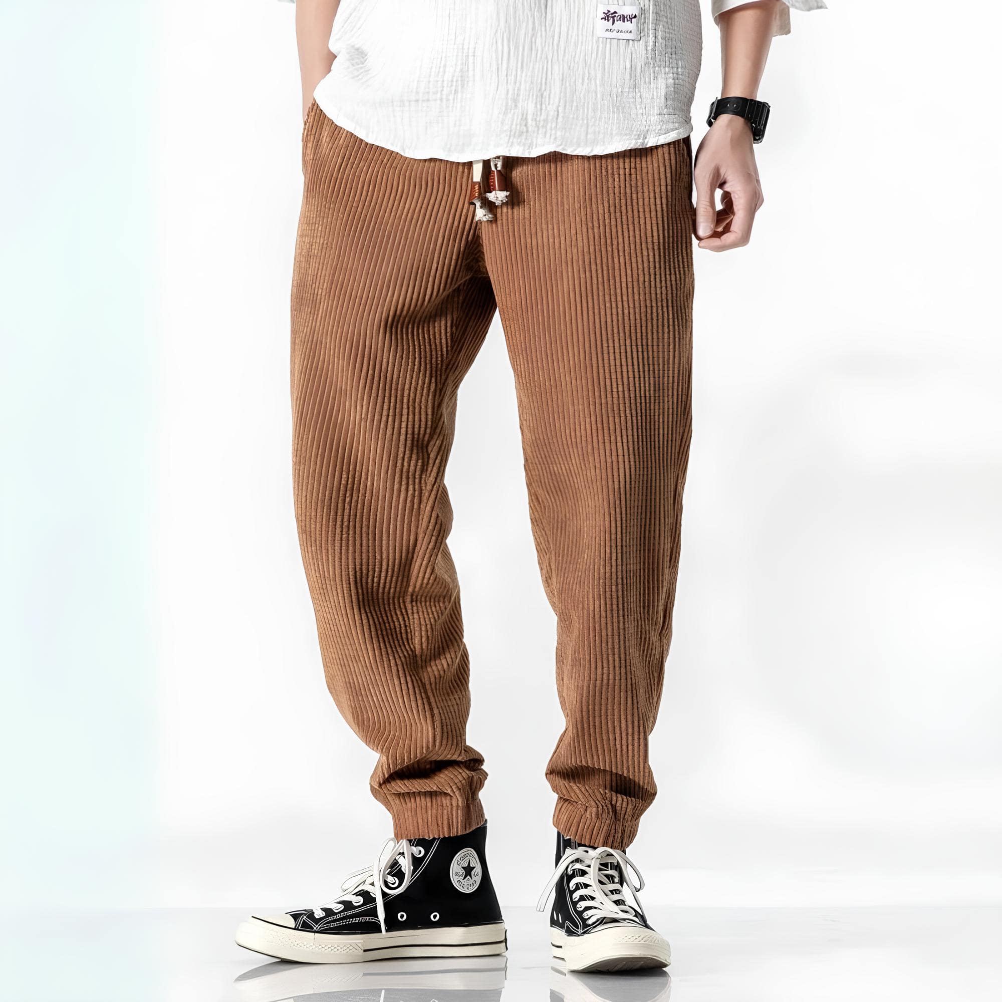Jitsu - Pantaloni in corduroy