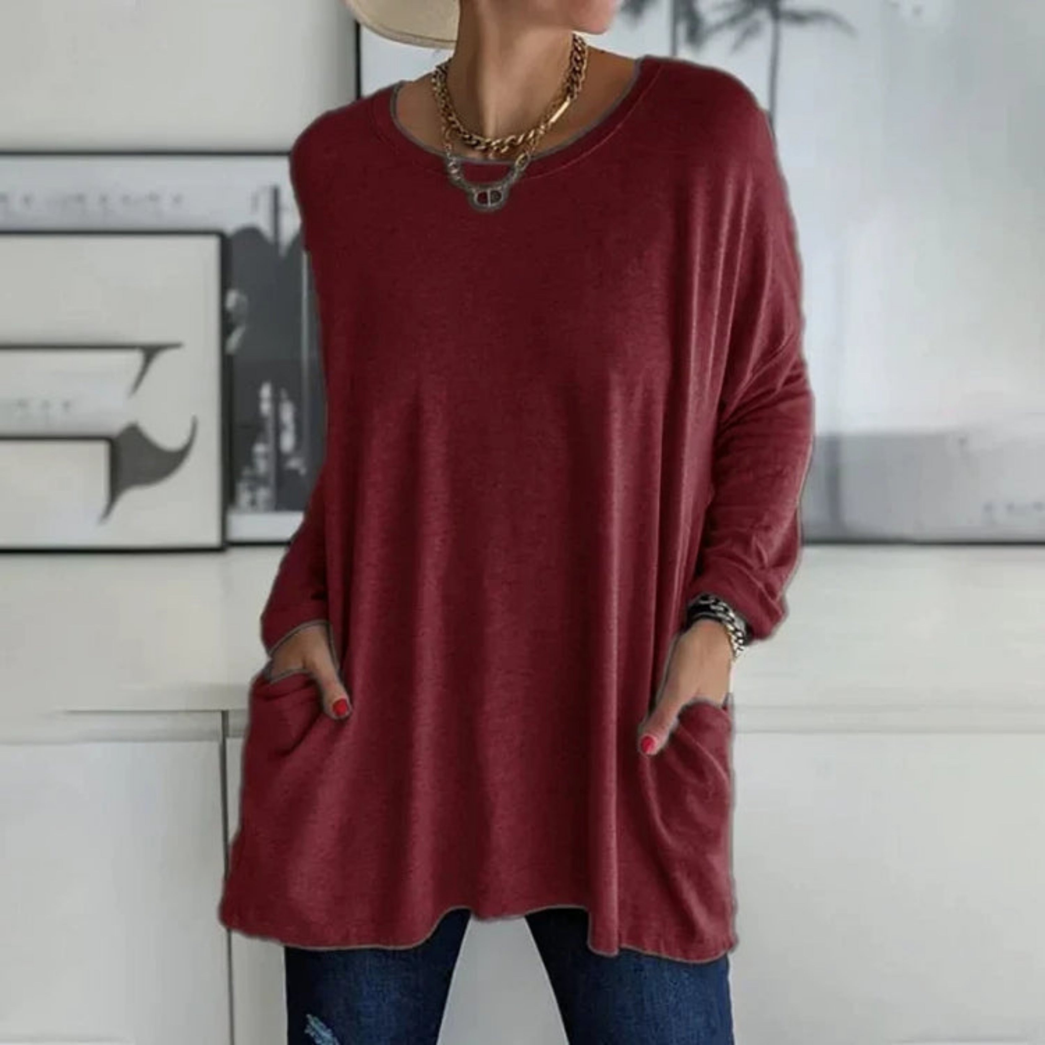 Éléonore | Maglione Oversize Confort Elegante