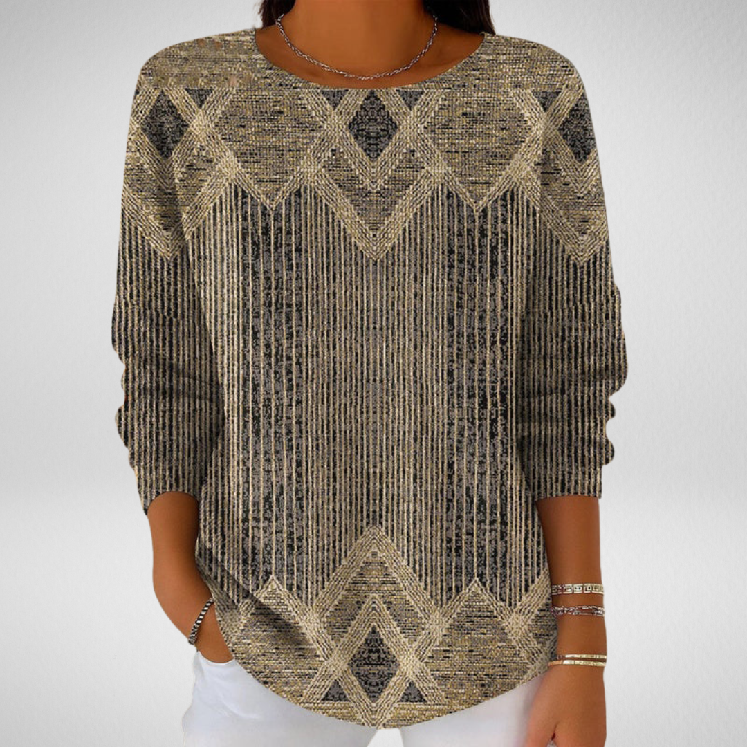 Nolwenn | Top Stampato Stile Bohémien