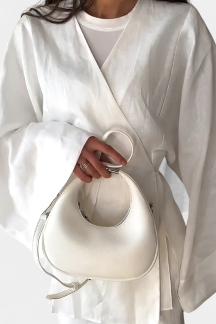 Zelda Completo Camicia con Scollatura a V e Gonna con Spacco