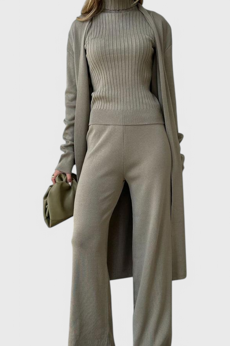 Mahalia Completo di Maglia a 3 Pezzi