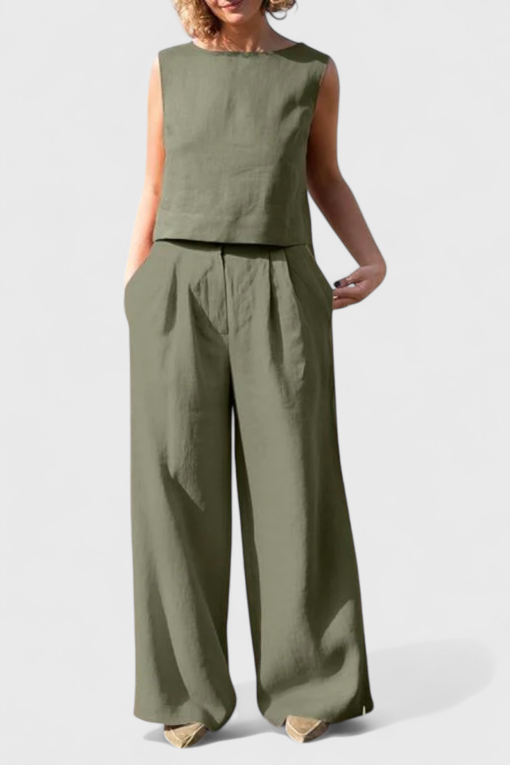 Completo Vintage Yvanne Senza Maniche Estivo