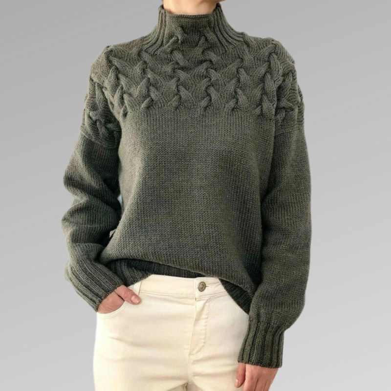 Victoire | Maglione in Maglia Torcida Elegante