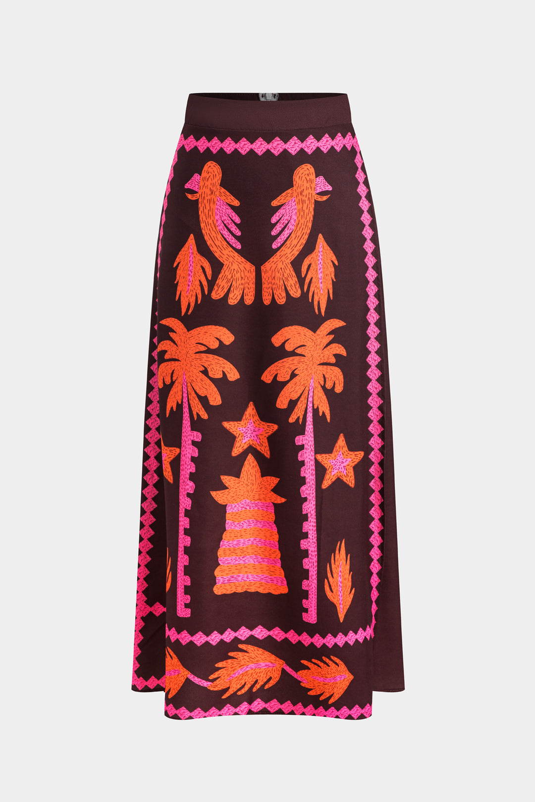 Sloan Set di Top e Gonna Corto Palma di Cocco