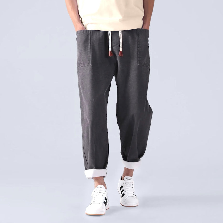 Hiro - Pantaloni in denim comodi