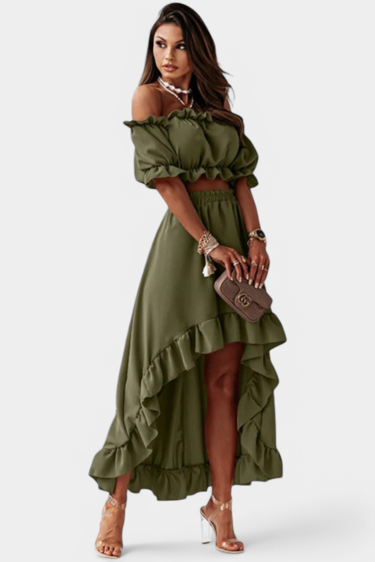 Katja Completo di Due Pezzi Off-Shoulder