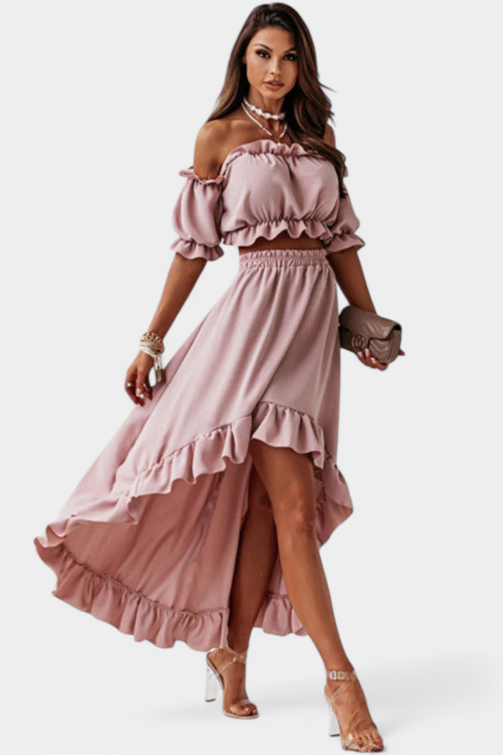 Katja Completo di Due Pezzi Off-Shoulder