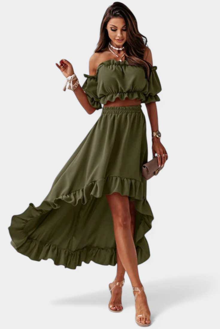 Katja Completo di Due Pezzi Off-Shoulder