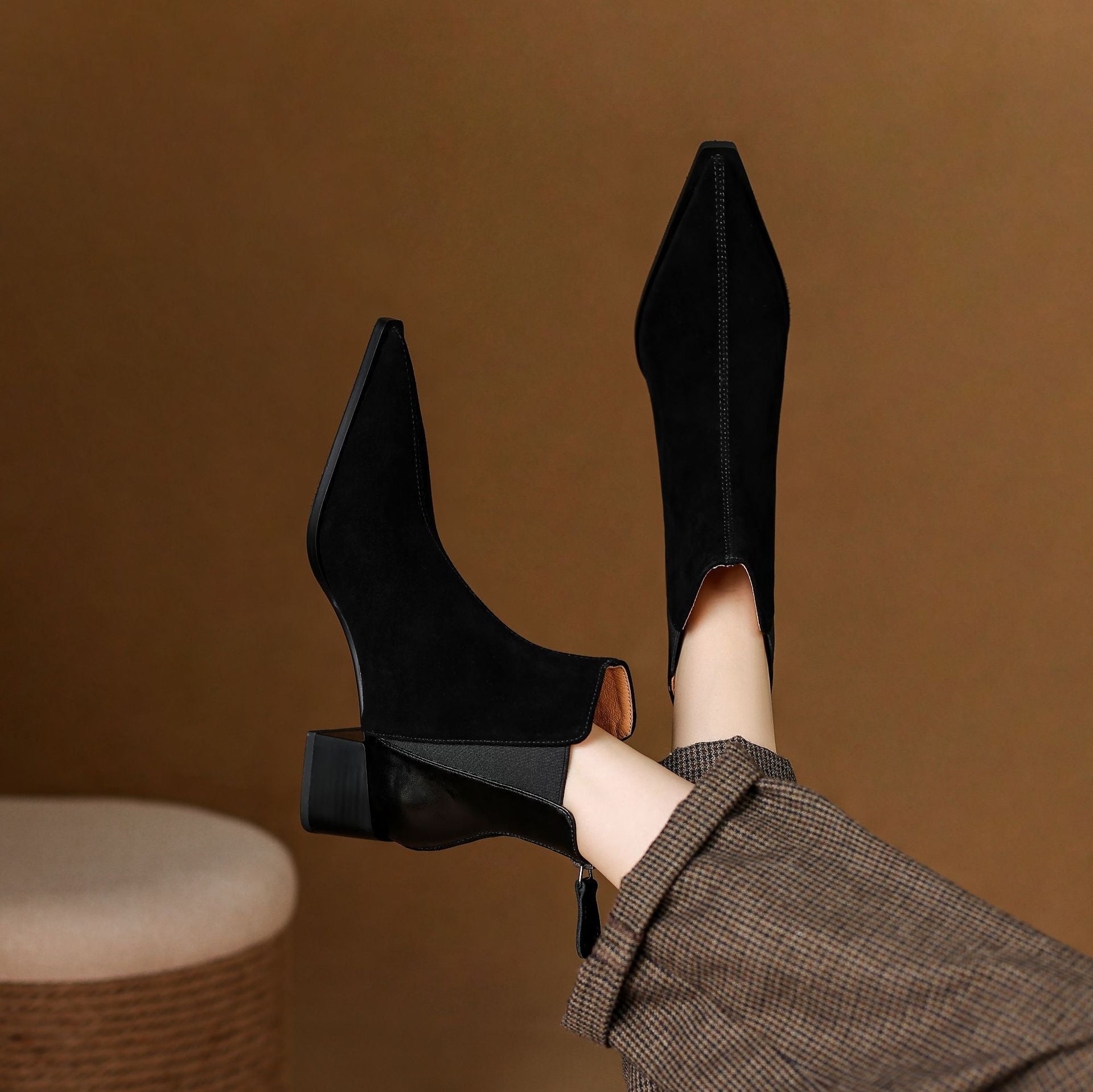 Rosa | Stivaletti Morbidi e Raffinati con Tacco Comodo