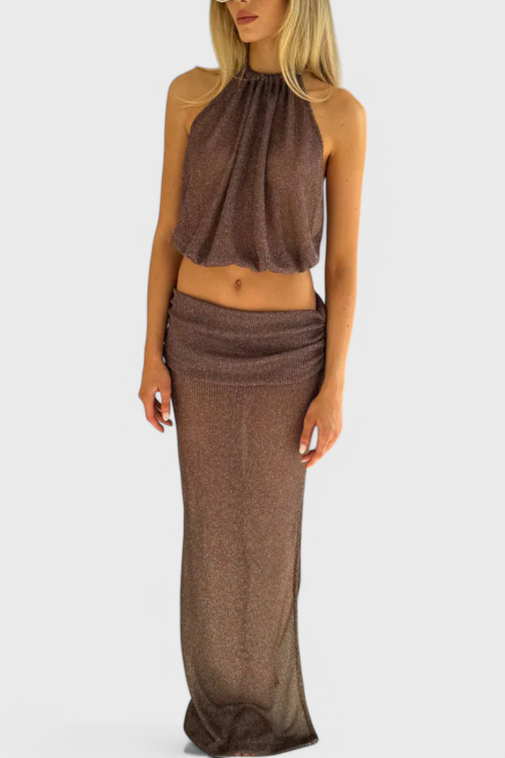 Zhenya Completo Halter a Due Pezzi