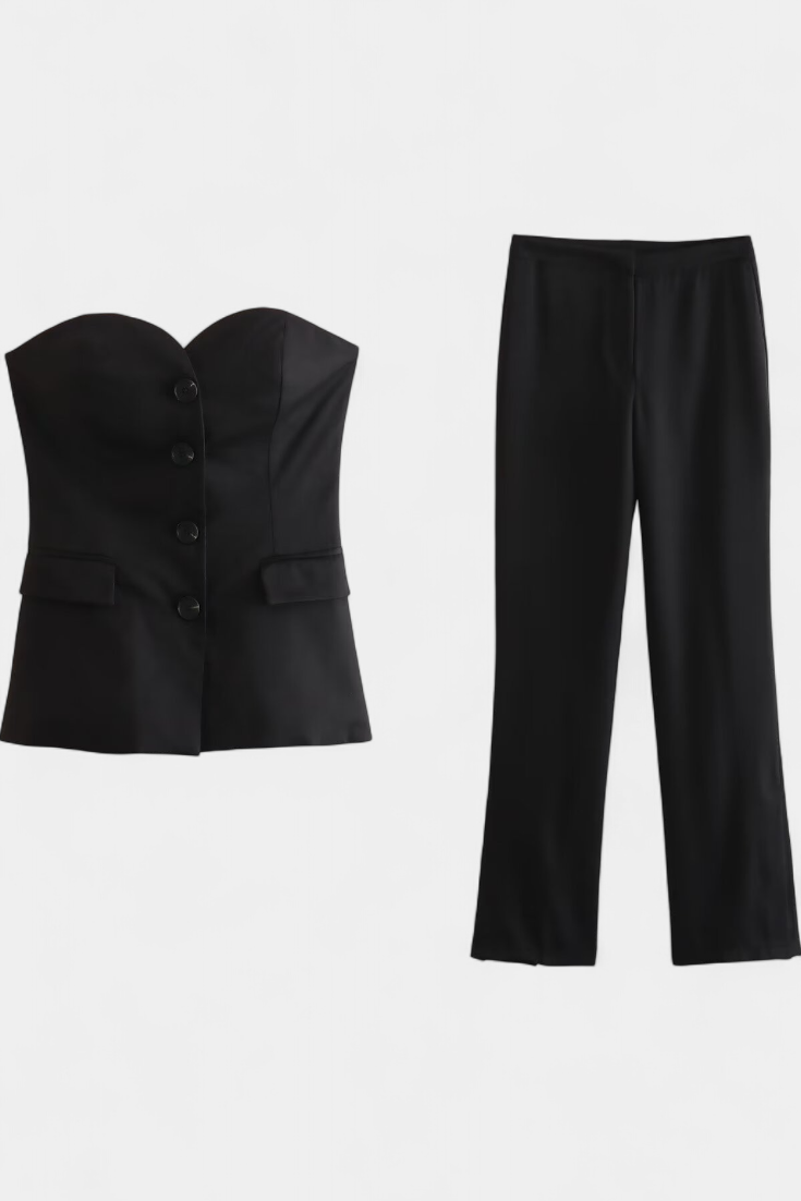 Paesha Completo Rilassato Senza Maniche e Gamba Larga