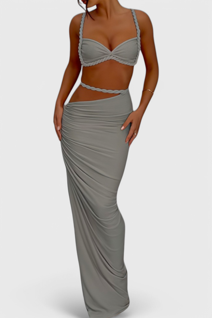 Estela Completo Gonna Senza Schiena