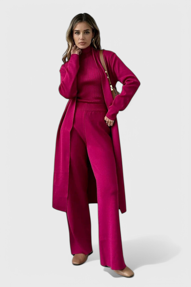 Mahalia Completo di Maglia a 3 Pezzi