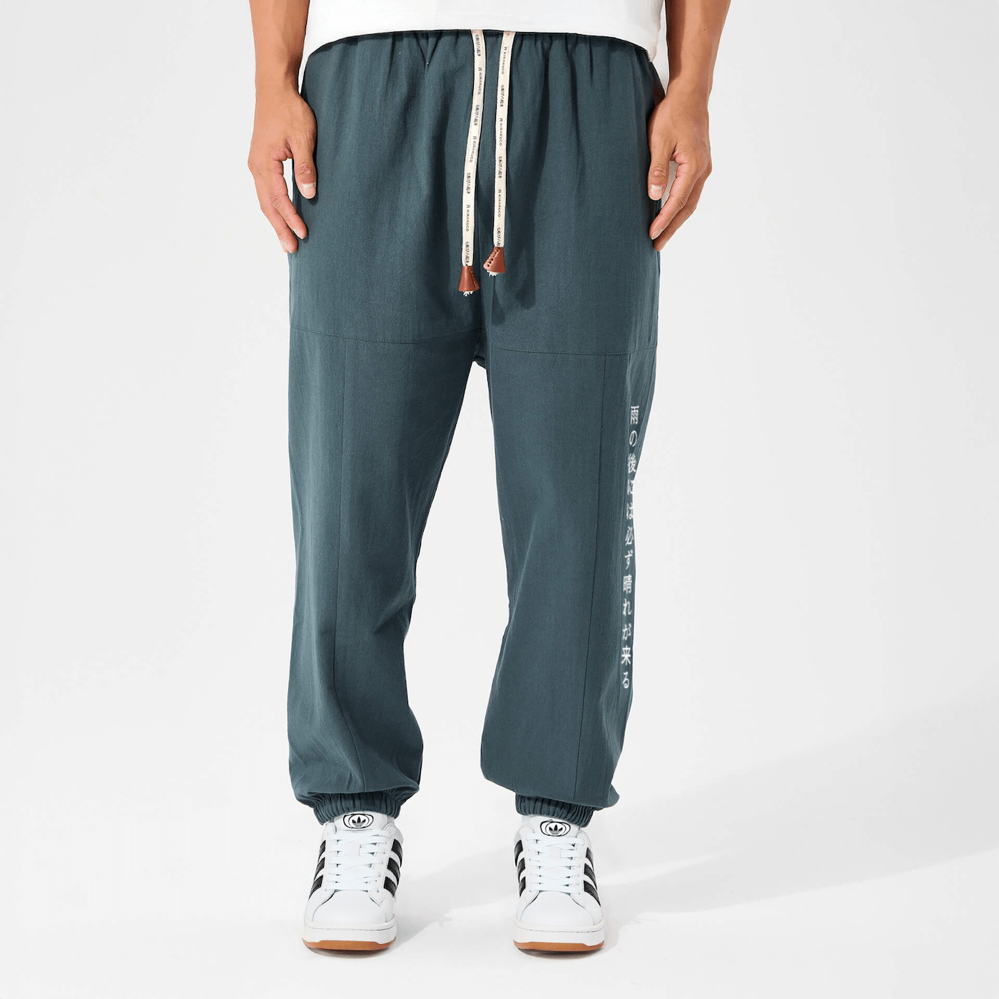 Shun - Pantaloni harem in cotone confortevoli