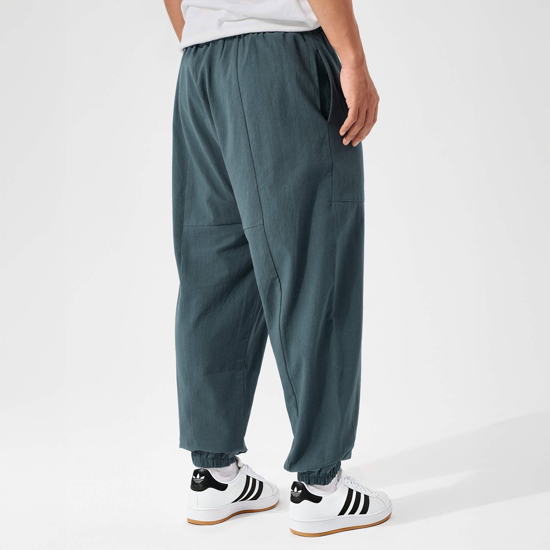 Shun - Pantaloni harem in cotone confortevoli