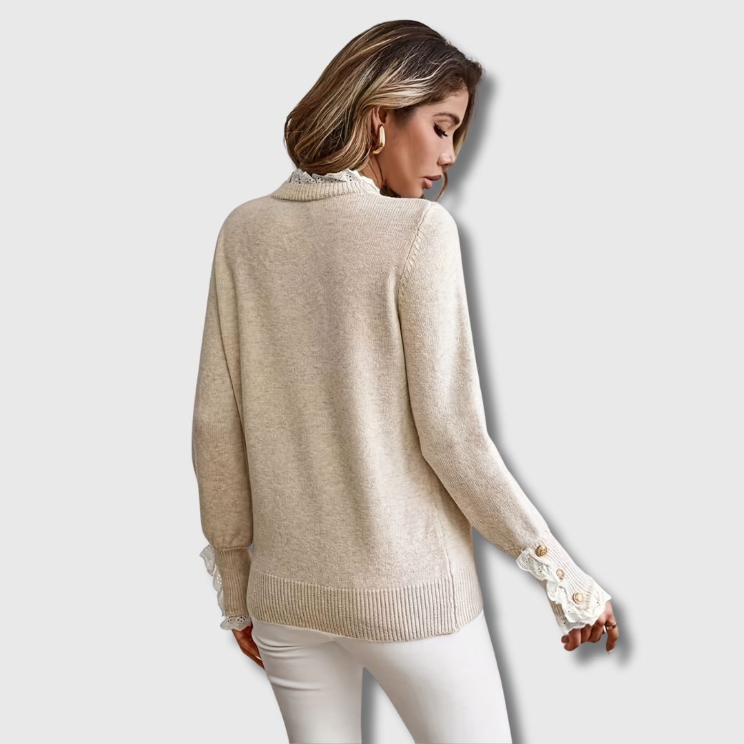 Evee – Maglione Elegante in Pizzo