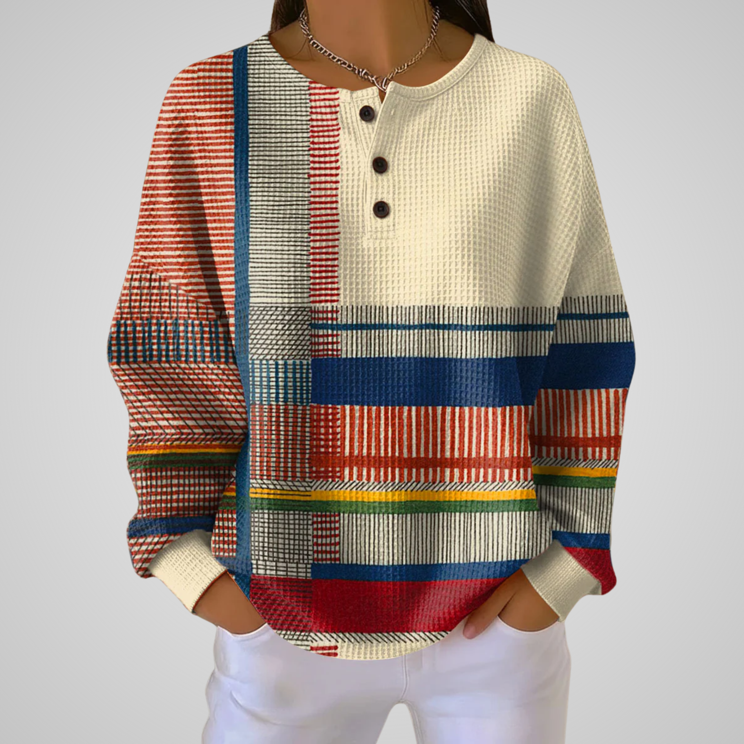 Amélavine | Maglione Confort Rayures Bohème