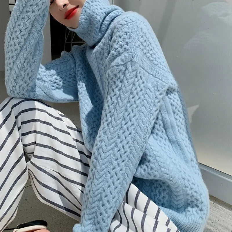 Vivara | Maglione Collo Alto in Cashmere