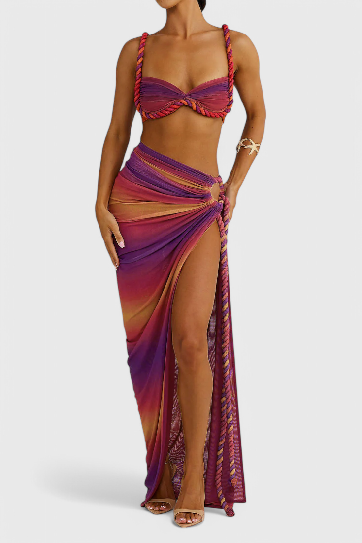 Estela Completo Gonna Senza Schiena