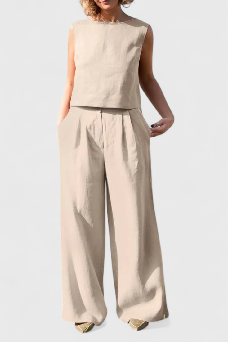 Completo Vintage Yvanne Senza Maniche Estivo