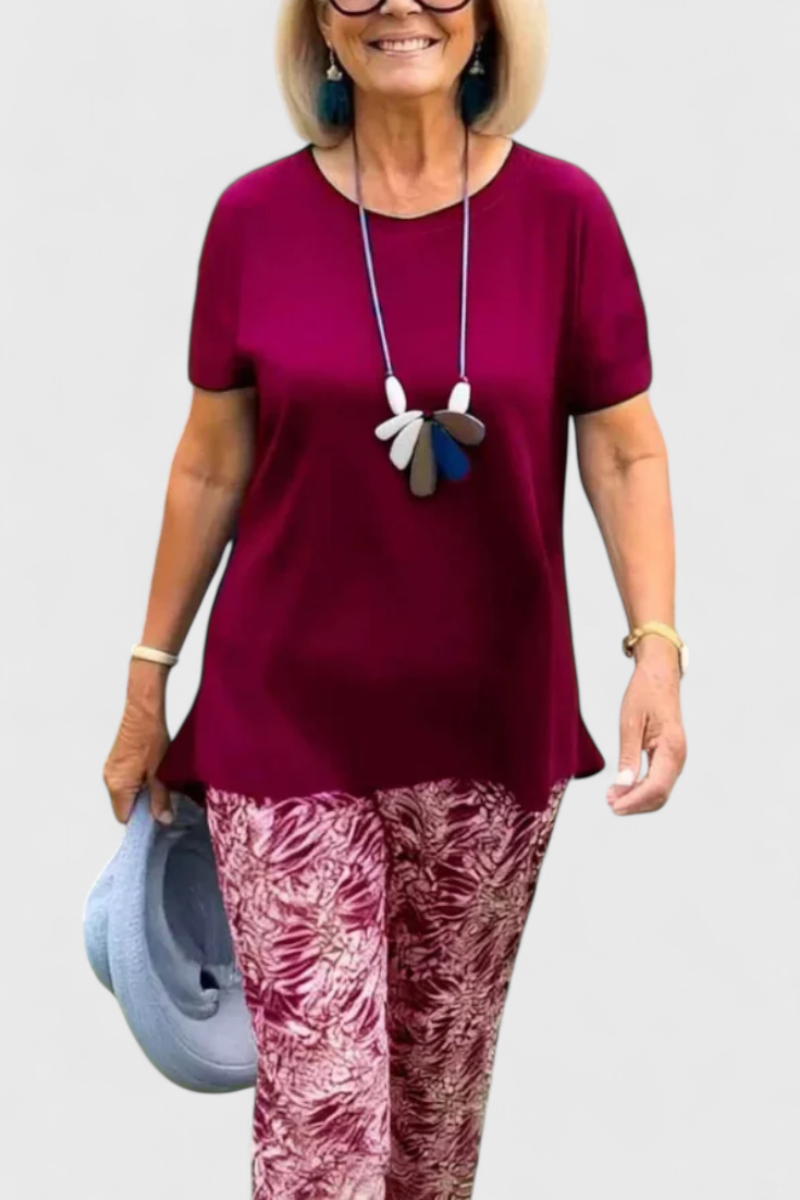 Candelaria Completo Elegante di Due Pezzi con Taglio Strutturato