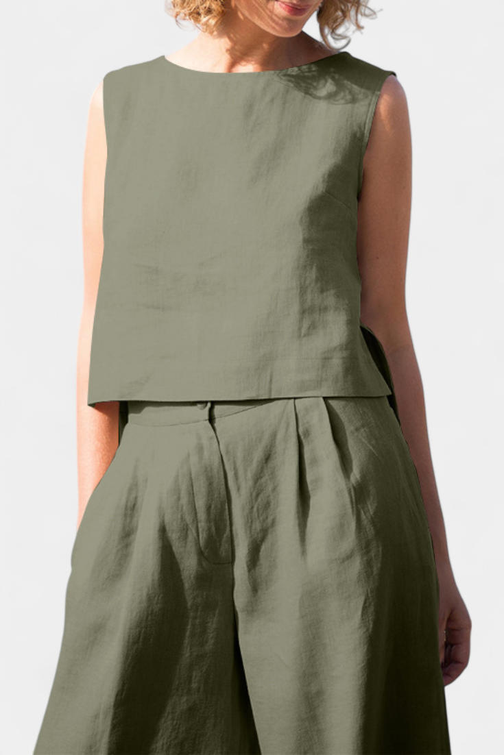 Completo Vintage Yvanne Senza Maniche Estivo