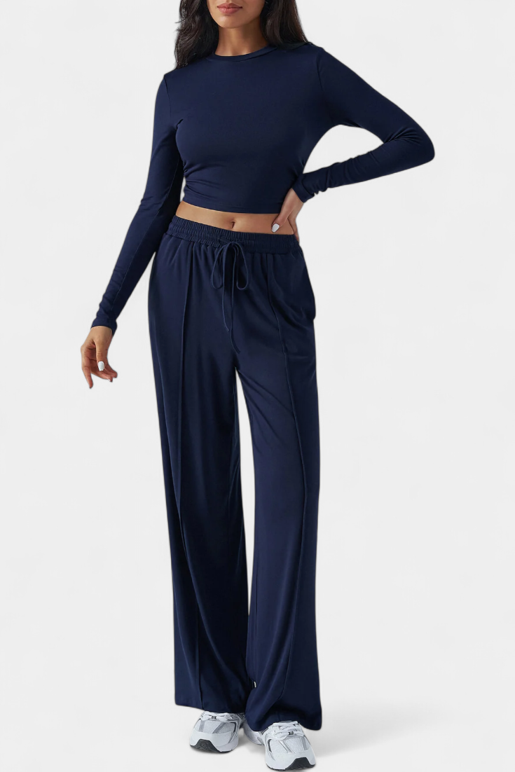 Celaena Completo di 2 Pezzi con Scollatura Rotonda