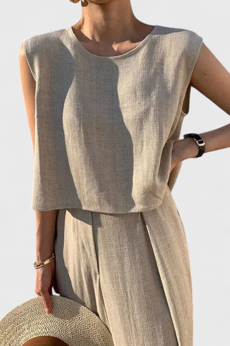 Lauren Completo Due Pezzi con Gamba Larga