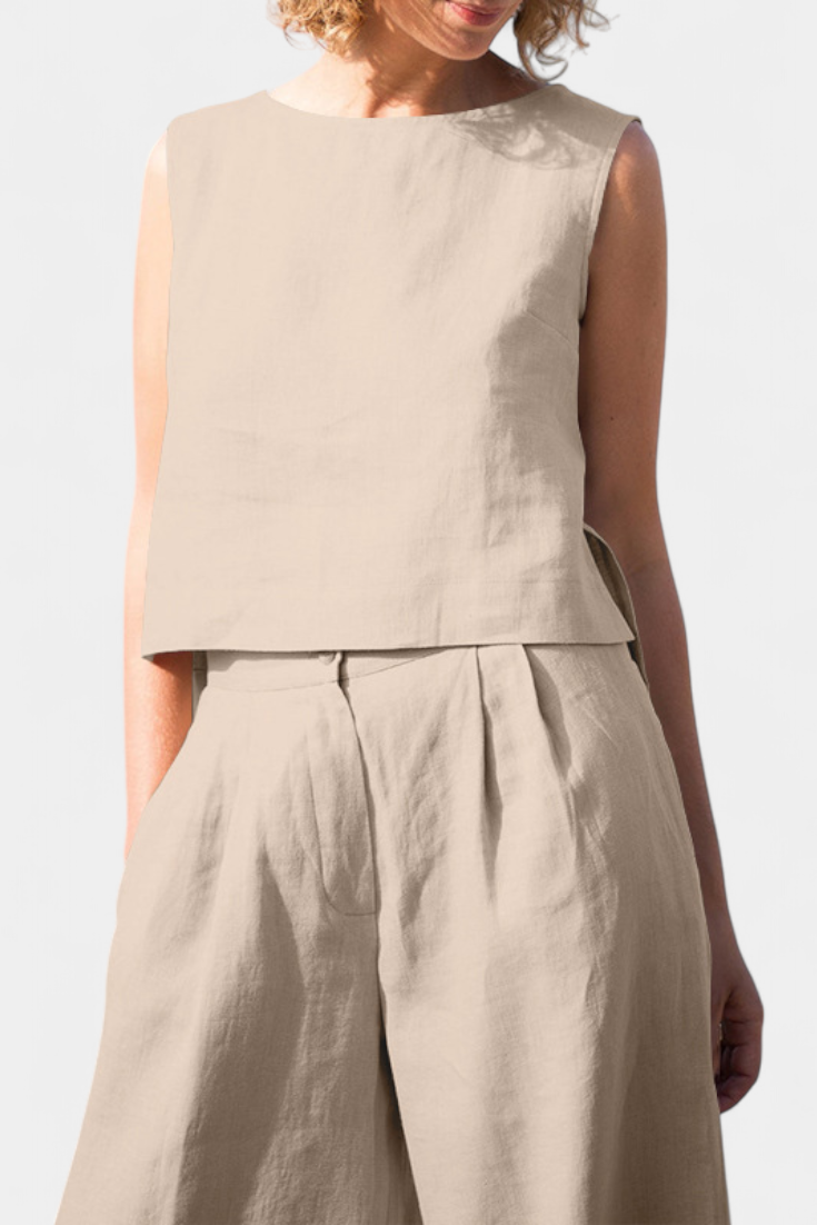 Completo Vintage Yvanne Senza Maniche Estivo