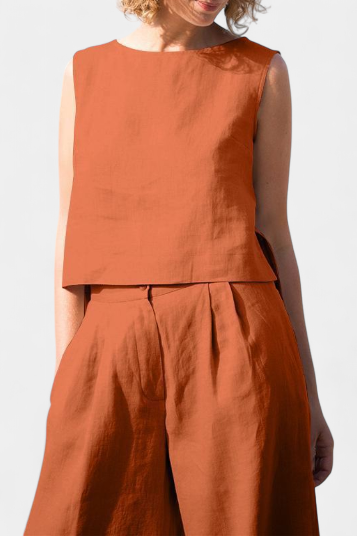 Completo Vintage Yvanne Senza Maniche Estivo