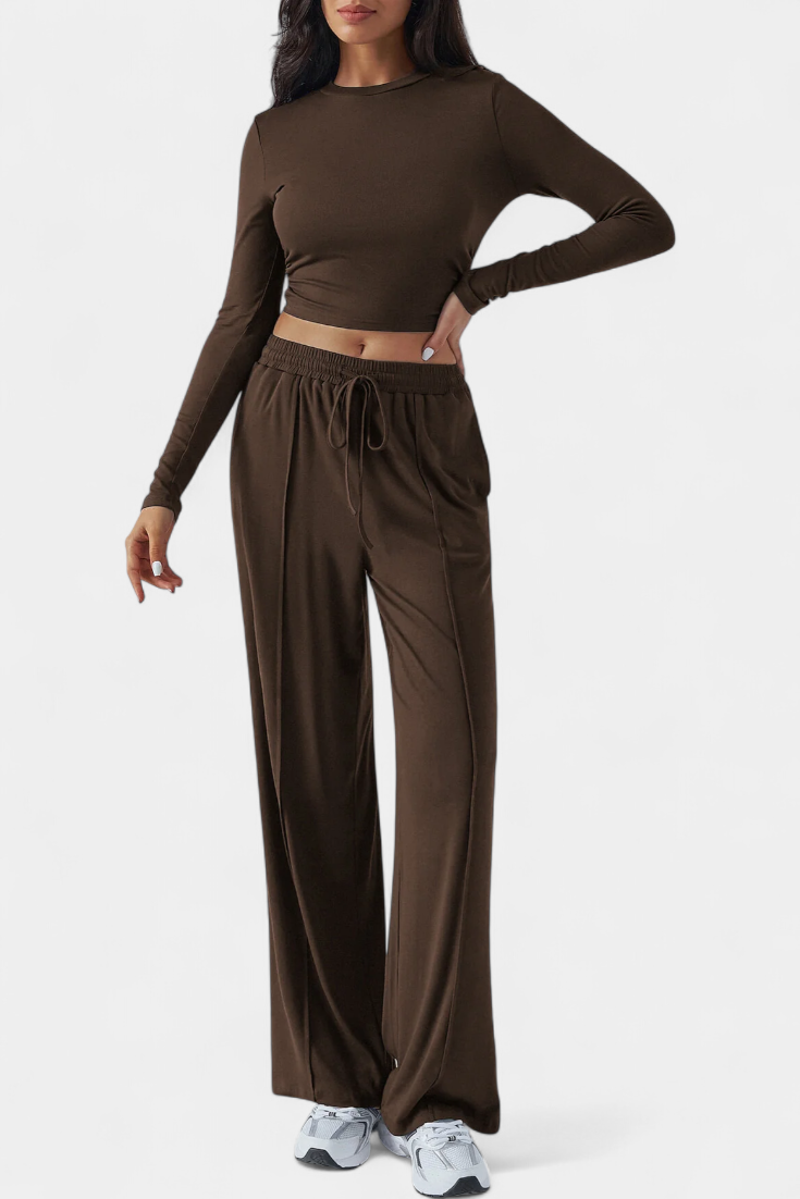 Celaena Completo di 2 Pezzi con Scollatura Rotonda