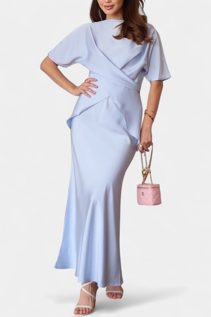 Veleda Completo con Top a Spalline Incrociate e Gonna Fluida