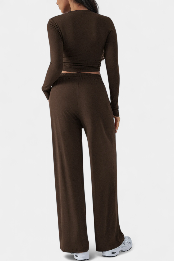 Celaena Completo di 2 Pezzi con Scollatura Rotonda