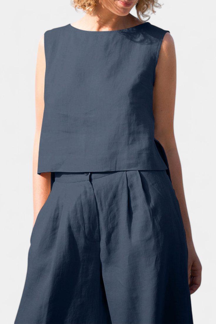 Completo Vintage Yvanne Senza Maniche Estivo