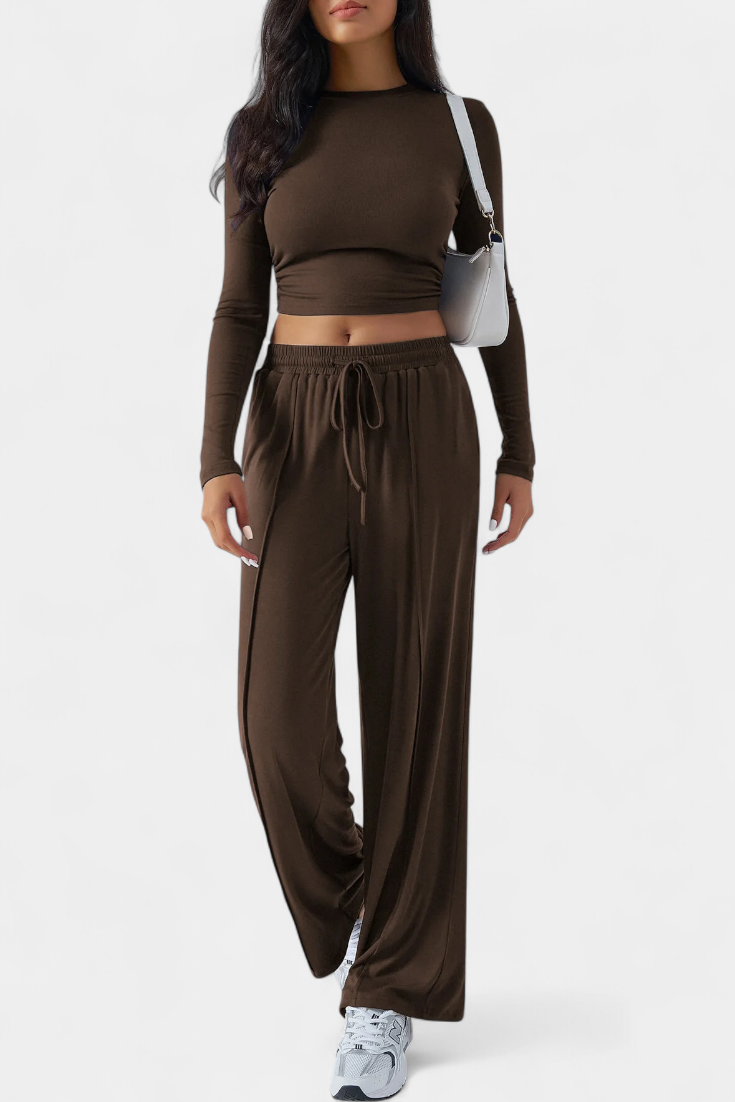 Celaena Completo di 2 Pezzi con Scollatura Rotonda