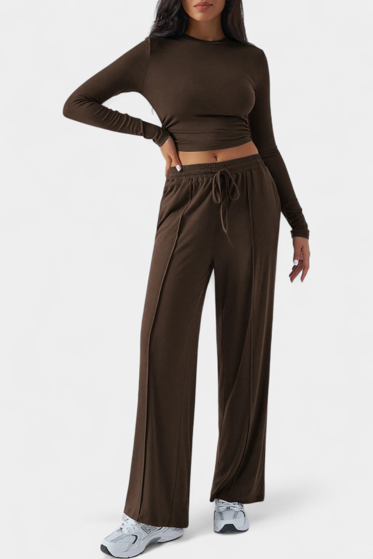 Celaena Completo di 2 Pezzi con Scollatura Rotonda