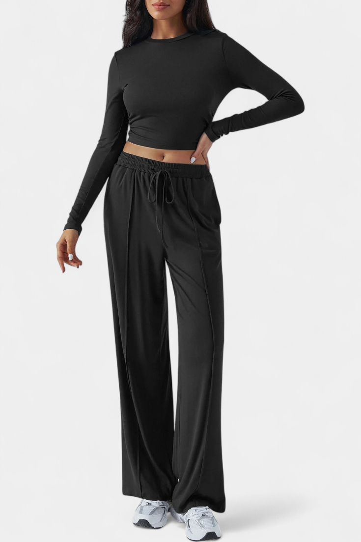 Celaena Completo di 2 Pezzi con Scollatura Rotonda