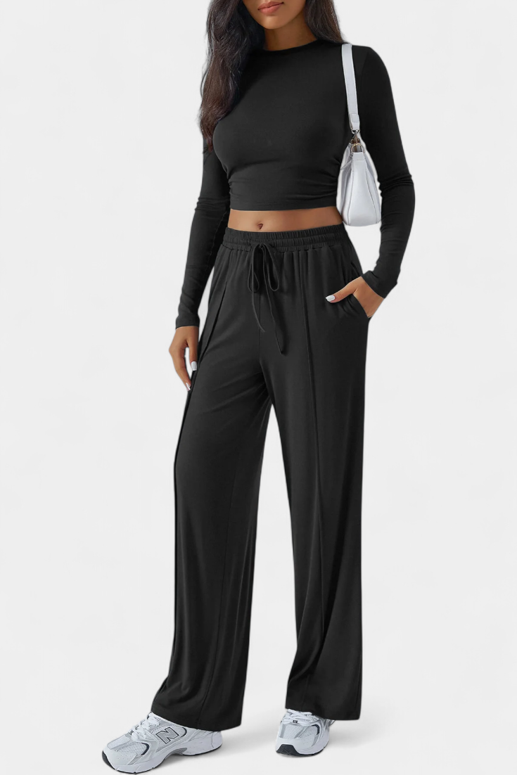 Celaena Completo di 2 Pezzi con Scollatura Rotonda