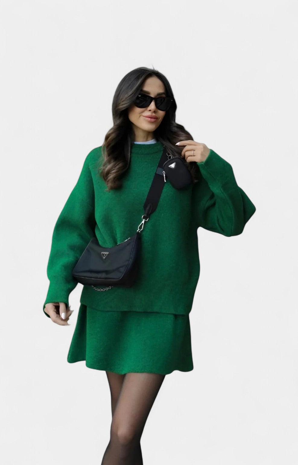 Marie Completo Elegante in Maglia