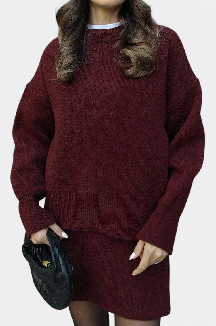 Marie Completo Elegante in Maglia