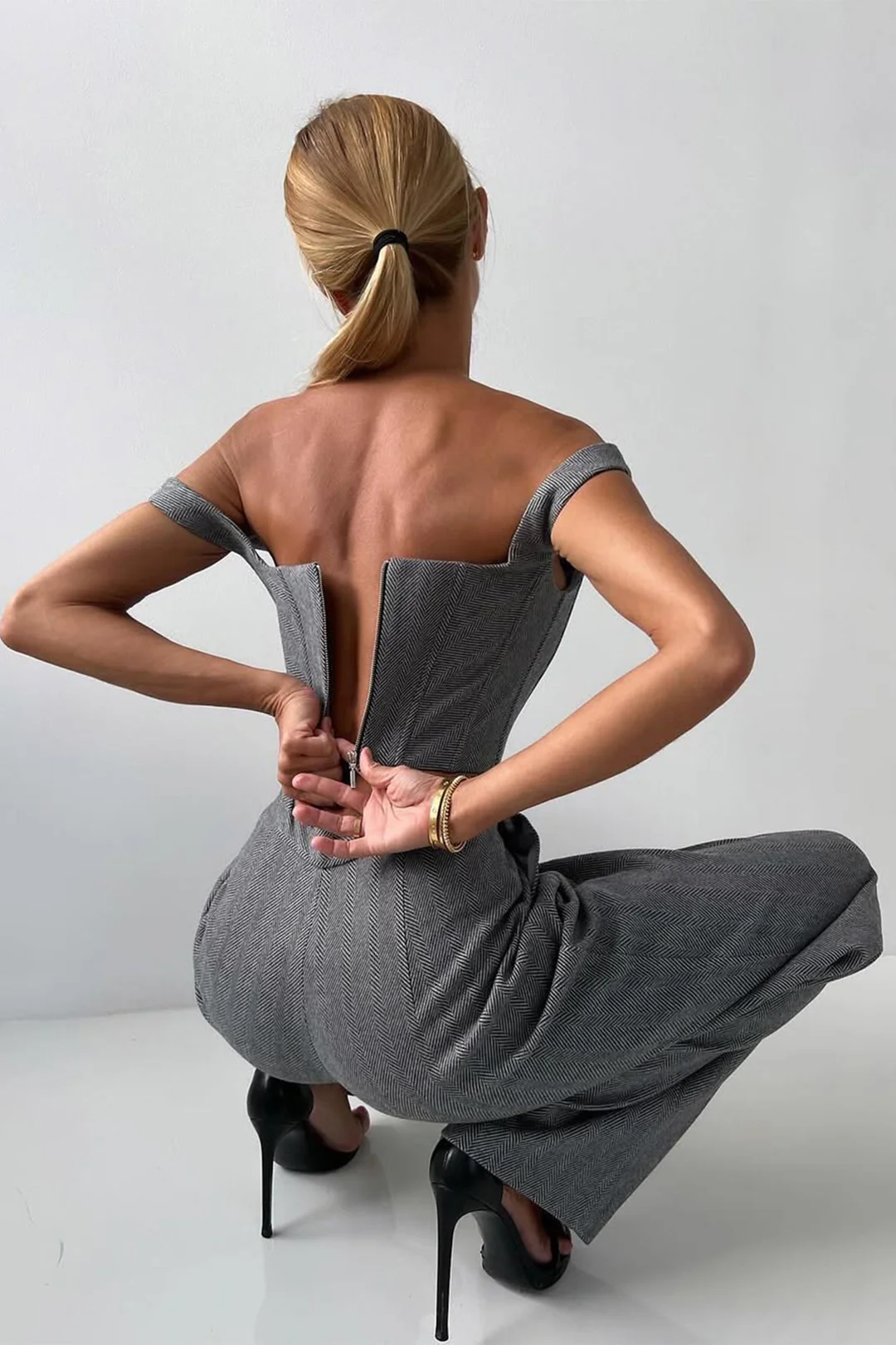 Dolce - Completo di Tre Pezzi con Blazer a Doppio Petto