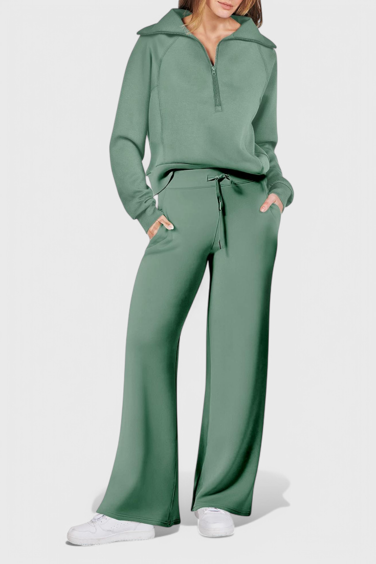 Berken Set Lounge a Due Pezzi con Maniche Lunghe