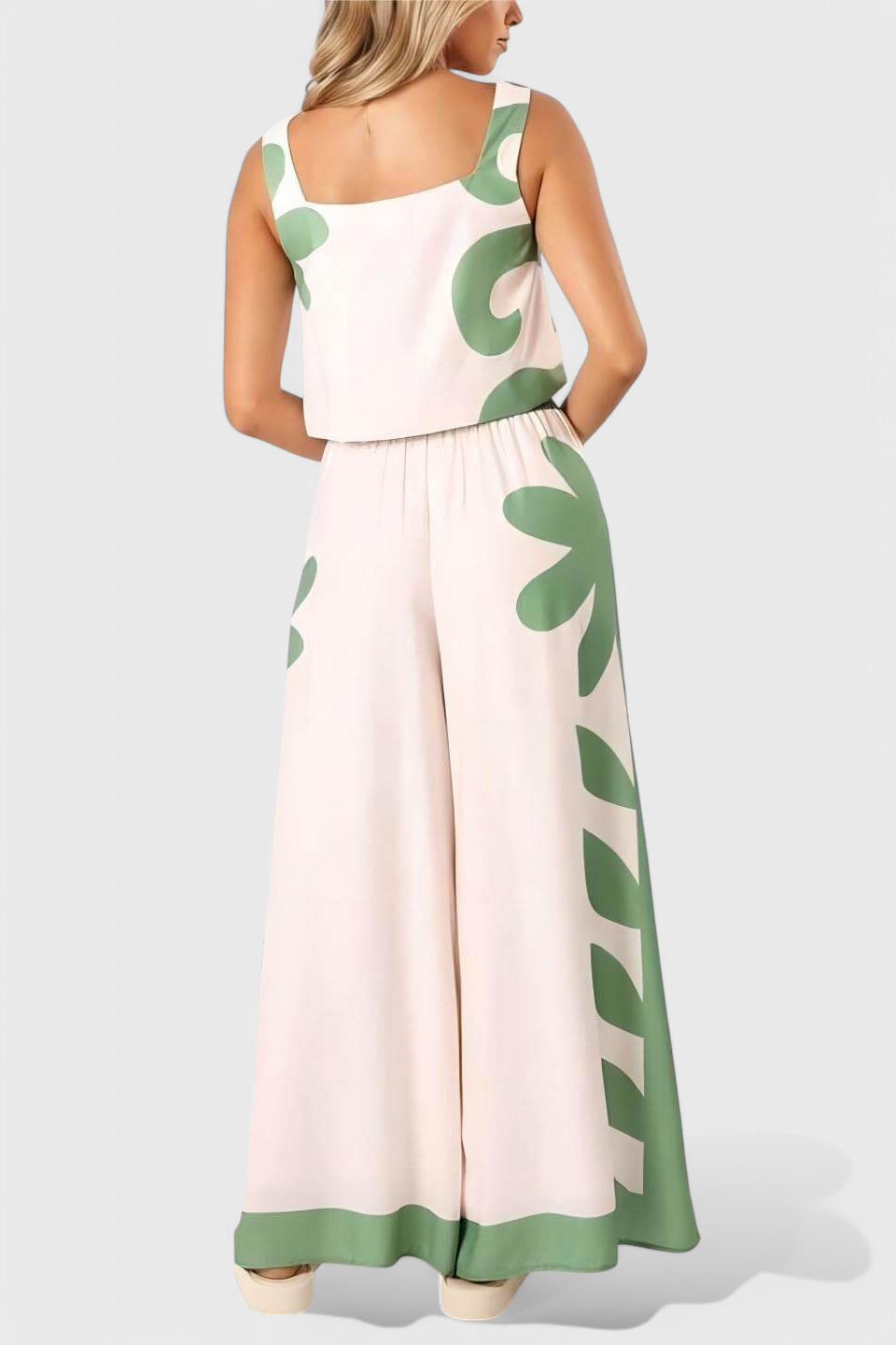 Serafina Set Senza Maniche Florale Boho